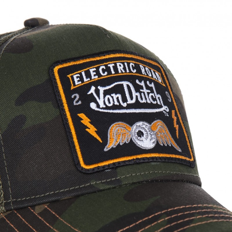Casquette Vondutch Verte Trucker Snapback SQUARE Vondutch - 3