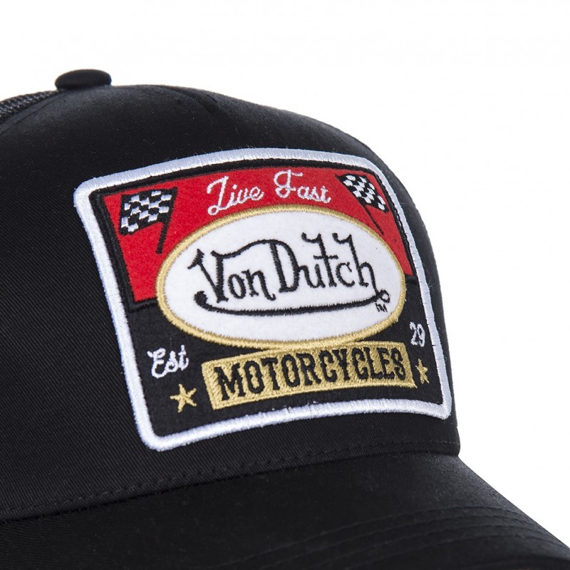 Casquette Vondutch Noire Trucker Snapback BLACKY Vondutch - 3