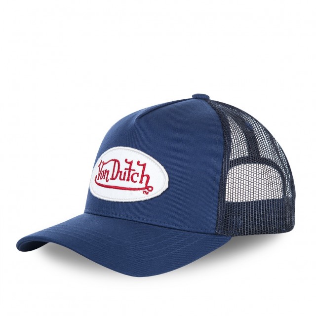 Men's Von Dutch BM mesh baseball cap in navy blue Vondutch - 1