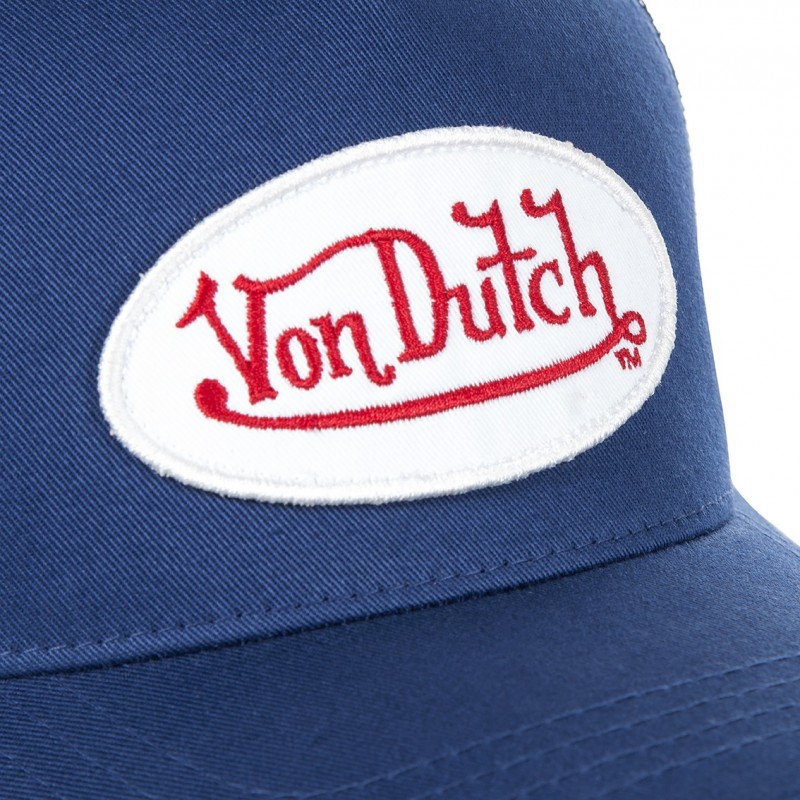 Men's Von Dutch BM mesh baseball cap in navy blue Vondutch - 3