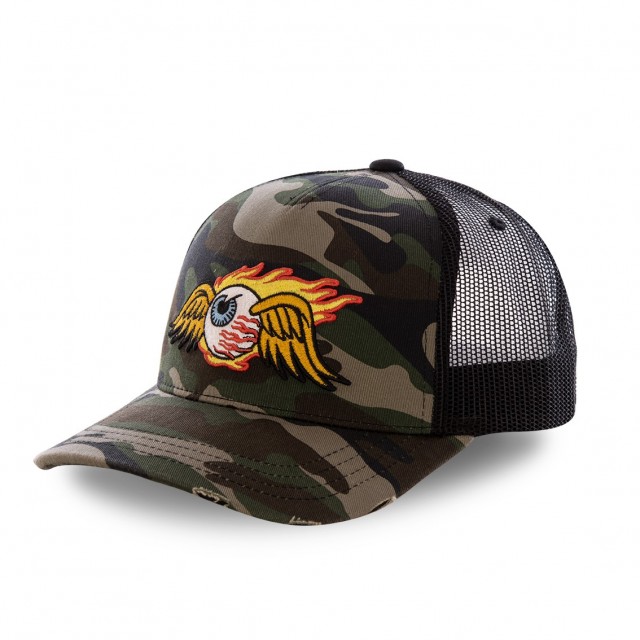 Von Dutch baseball Camouflage Fire cap with mesh Vondutch - 1