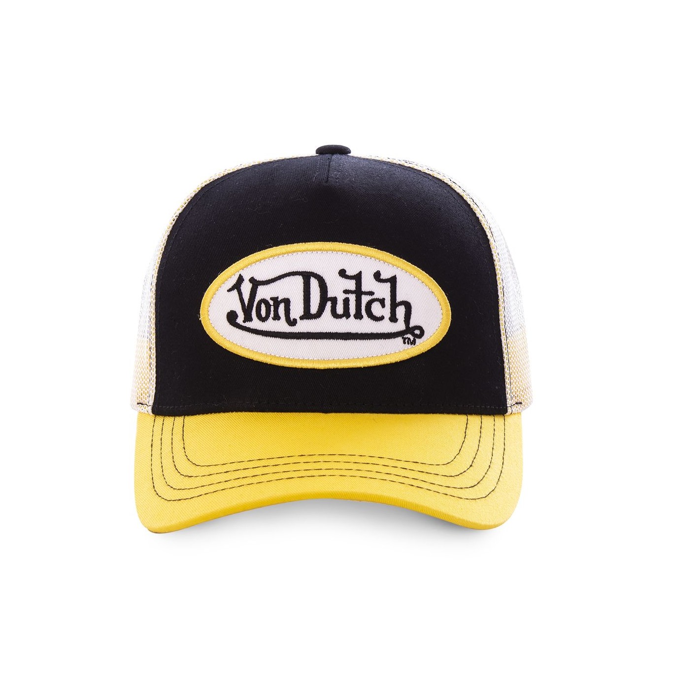 Casquette baseball Von Dutch Colors Jaune et Noir - Von Dutch