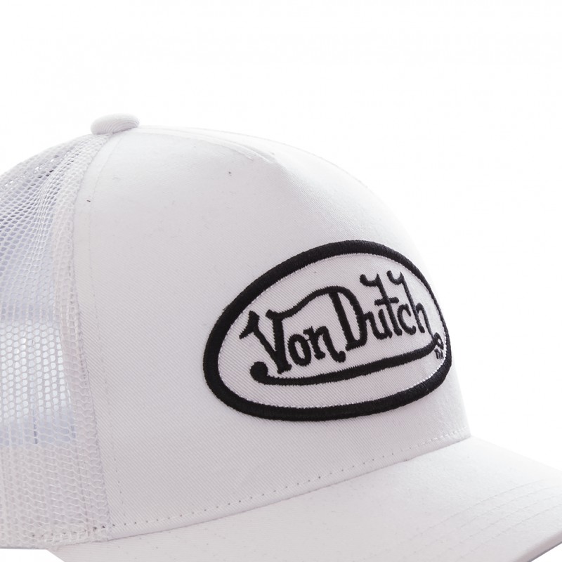 Casquette Vondutch Blanche Trucker Snapback COLORS Vondutch - 3