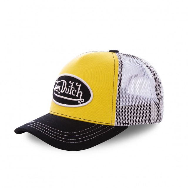 Von Dutch grey, yellow and white Colors baseball cap Vondutch - 1