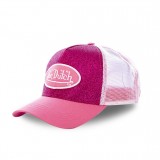 Pink Von Dutch Flakes trucker hat