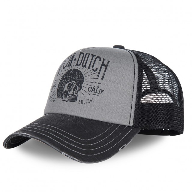 Grey and black Von Dutch Colors baseball cap Vondutch - 1