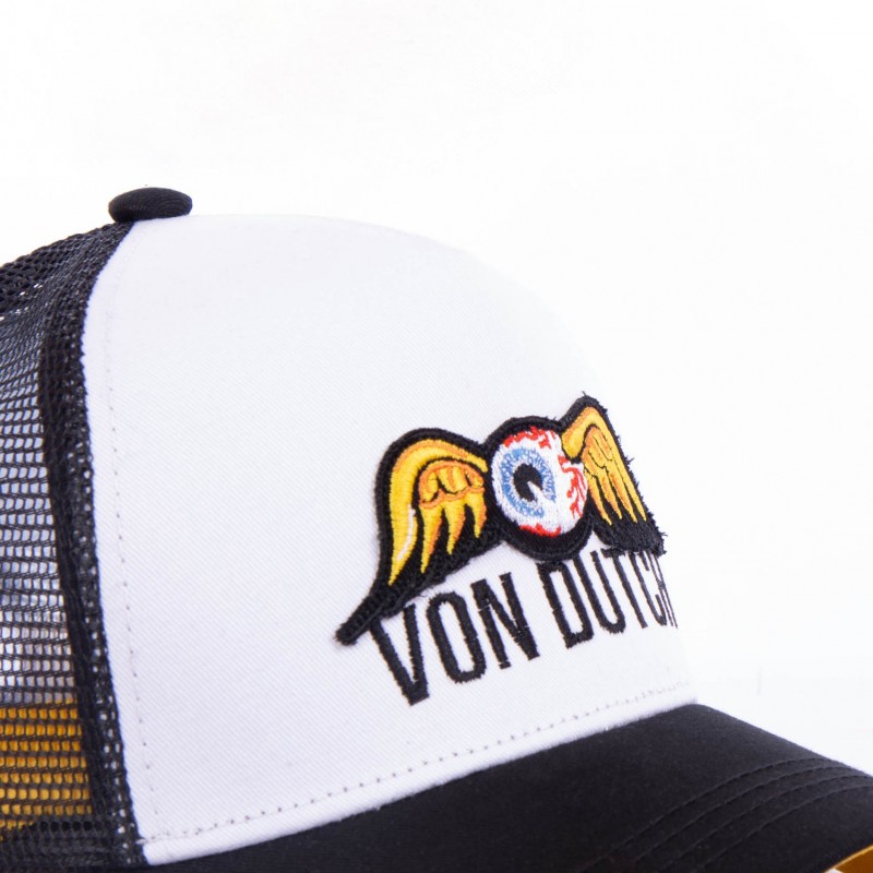 Baseball cap Von Dutch Black and Yellow Colours Vondutch - 3