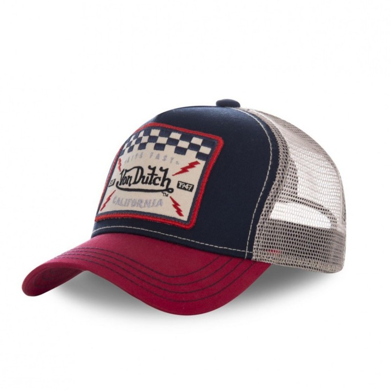 Blue and Red Von Dutch Square baseball cap Vondutch - 1