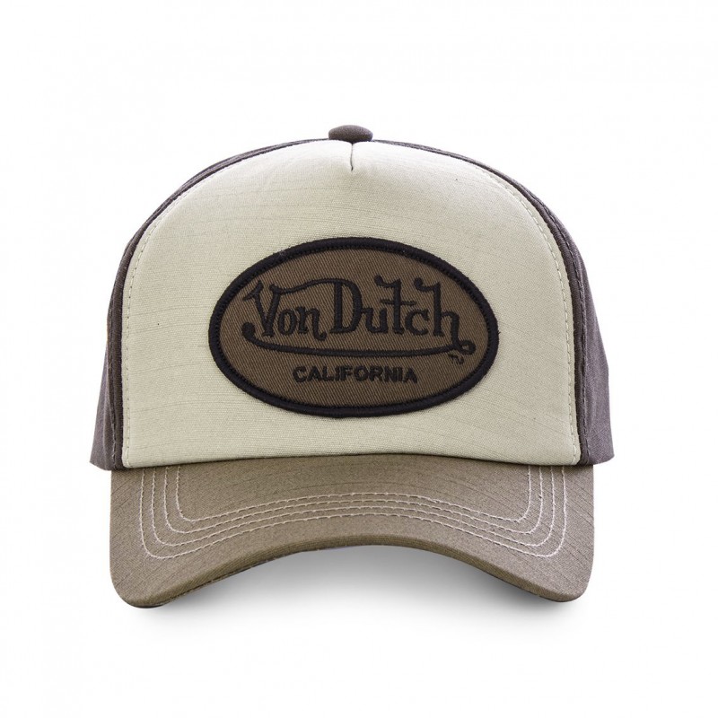Casquette baseball Von Dutch Jacks Marron Ecusson Marron Vondutch - 2