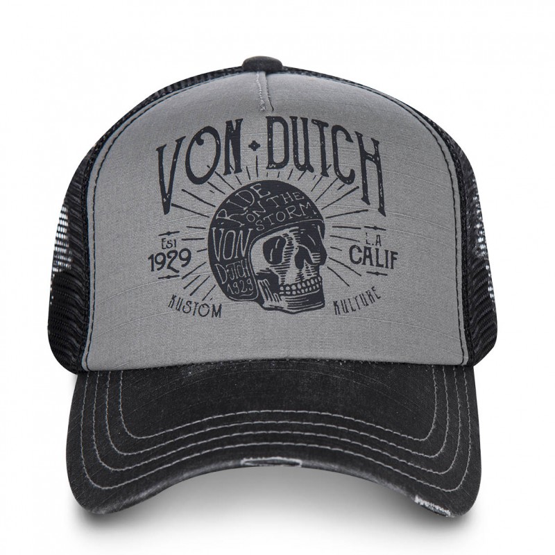 Grey and black Von Dutch Colors baseball cap Vondutch - 2