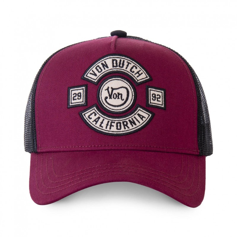 Casquette Vondutch Rouge Trucker Snapback BIKER Vondutch - 2
