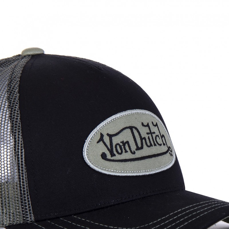 Casquette Vondutch Noire Trucker Snapback COLORS Vondutch - 3