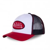 Men's Von Dutch white and red Col baseball cap