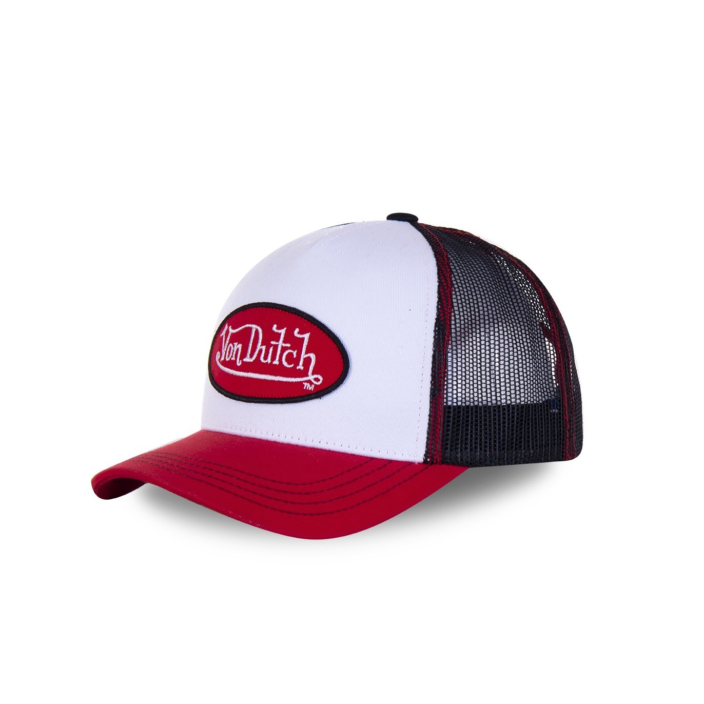 Men's Von Dutch white and red Col baseball cap - Von Dutch