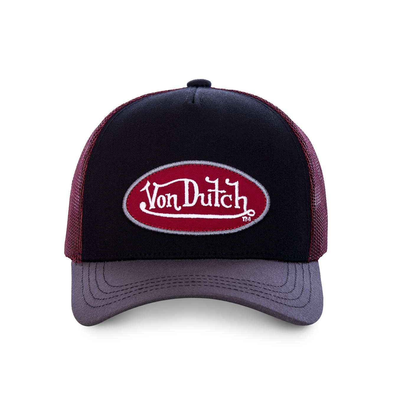 Men's Von Dutch black and red Col baseball cap - Von Dutch