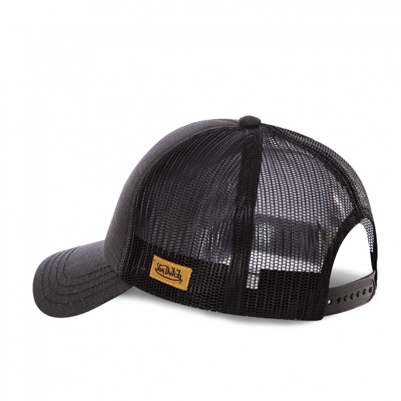 Casquette Vondutch Noire Trucker Snapback CREW Vondutch - 4