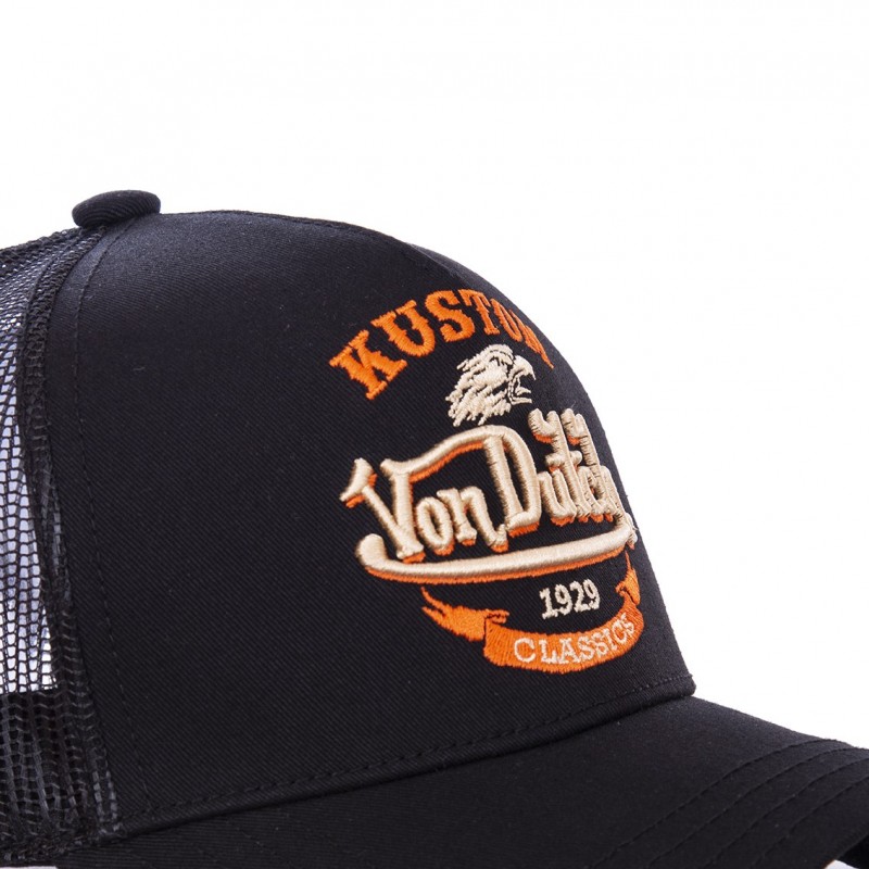Casquette Vondutch Noire Trucker Snapback EAGLE Vondutch - 3
