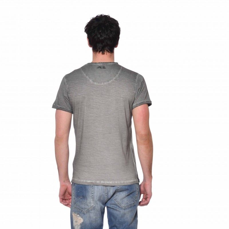 Men's Von Dutch Ron light grey slim fit T-shirt Vondutch - 2
