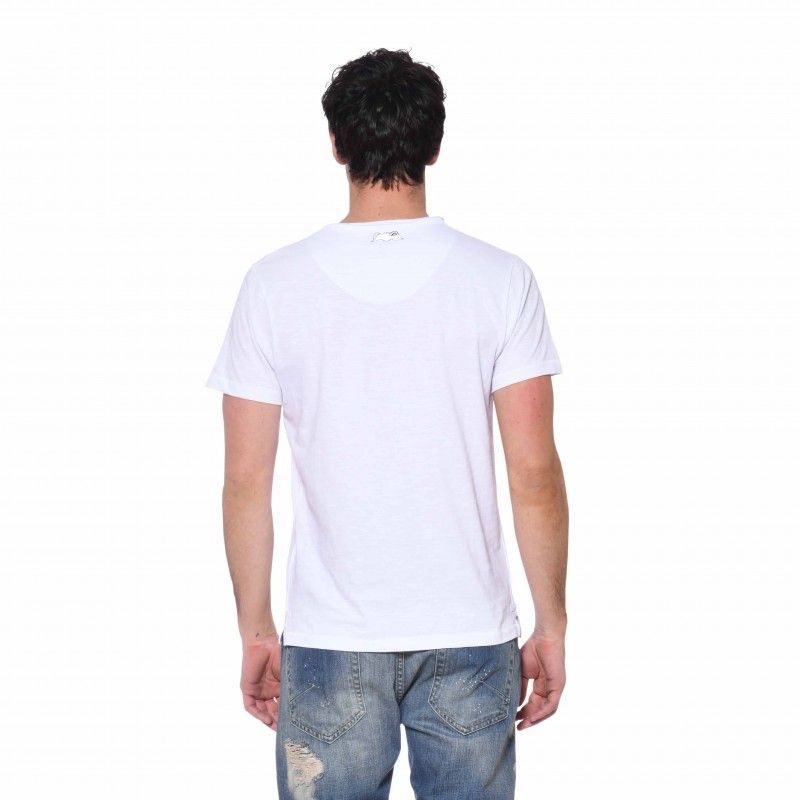 Tee Shirt Blanc coupe Slim Col V RON | Homme - Vondutch Vondutch - 2