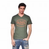 Men's Von Dutch Ron kakhi slim fit T-shirt