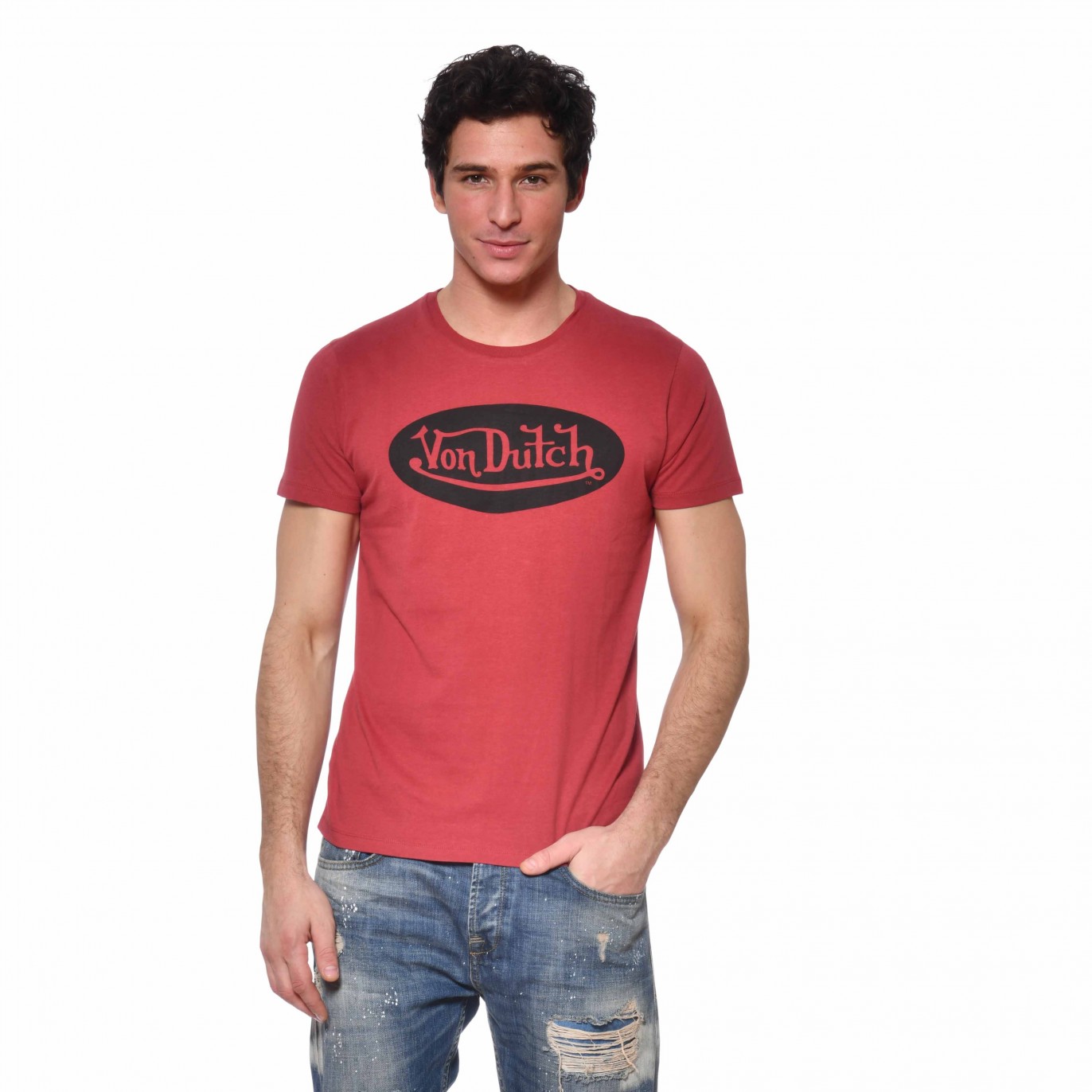 T-shirt homme coton Front Vondutch - 1