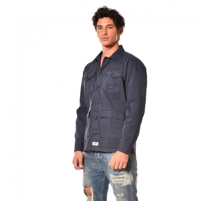 Von Dutch men's khaki cotton Rebel jacket - Von Dutch