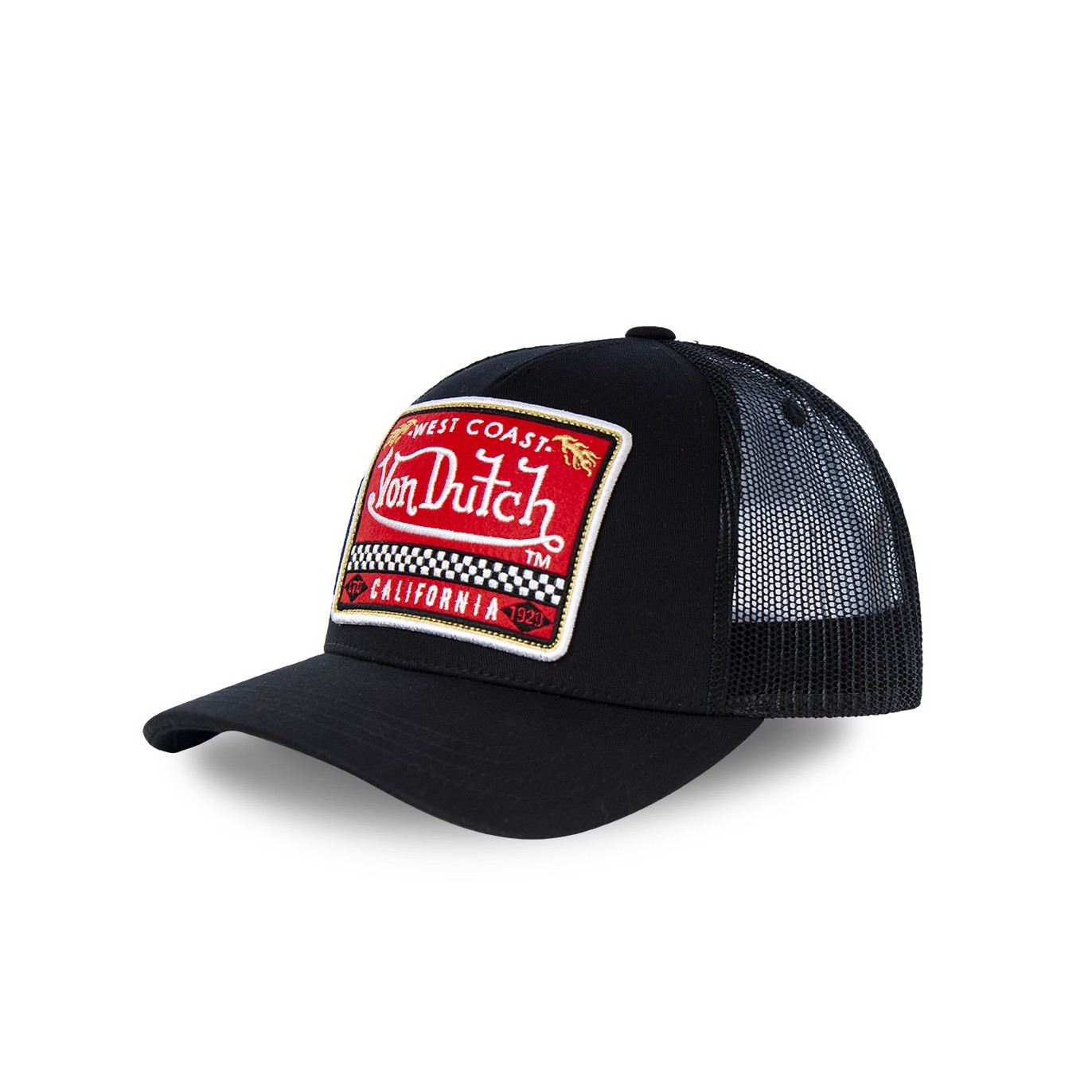 Casquette baseball filet Von Dutch West Coast Noir Vondutch - 1