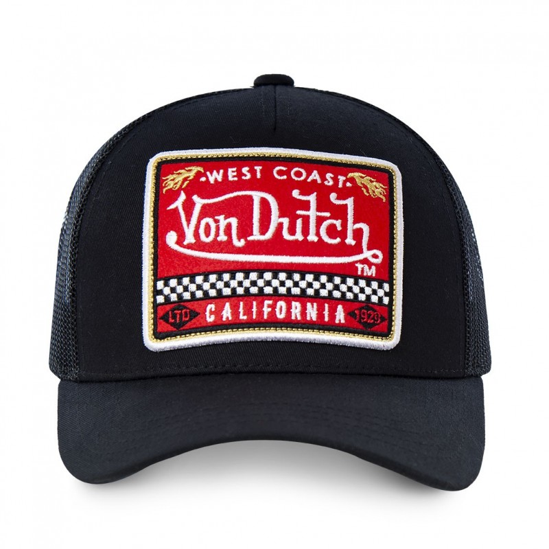Casquette baseball filet Von Dutch West Coast Noir Vondutch - 2