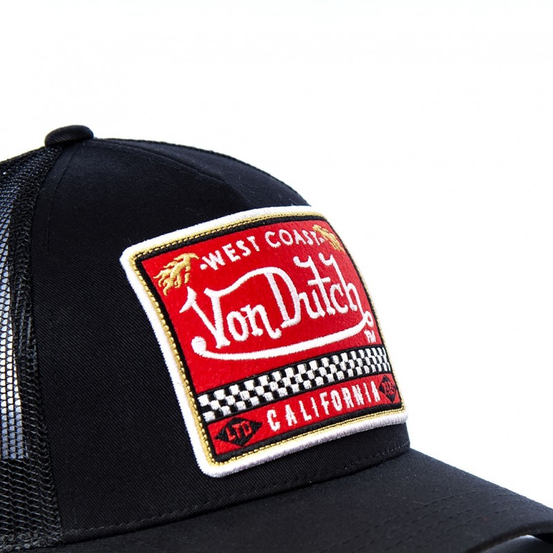 Casquette baseball filet Von Dutch West Coast Noir Vondutch - 3