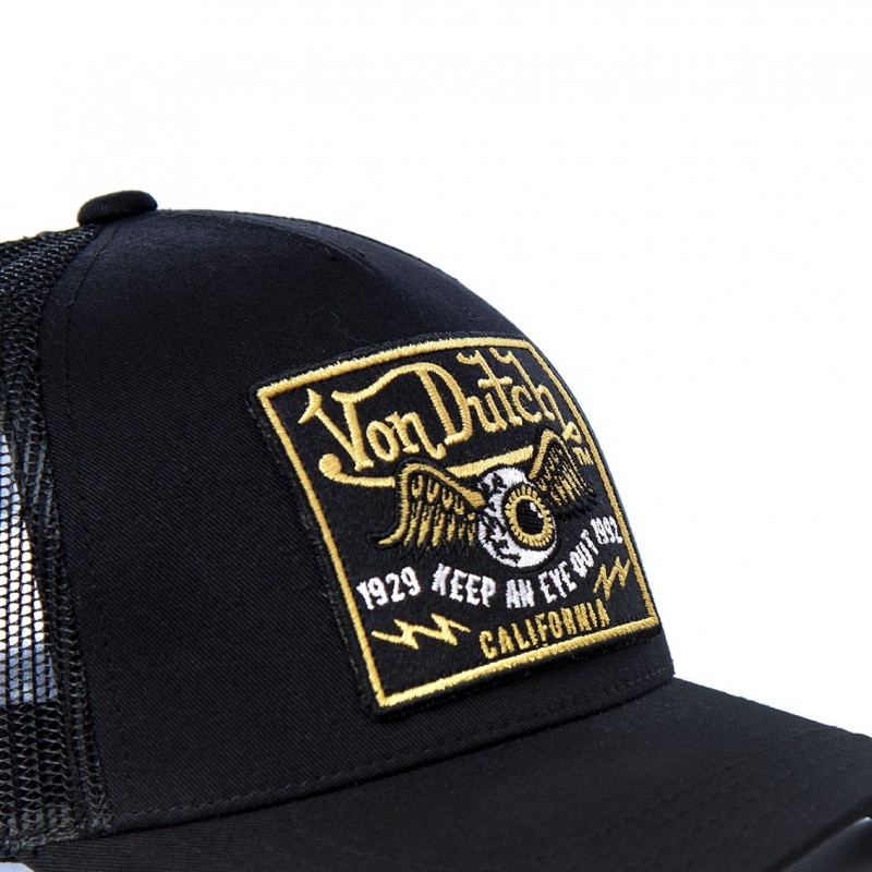 Casquette Vondutch Noire Trucker Snapback BLACKY Vondutch - 3