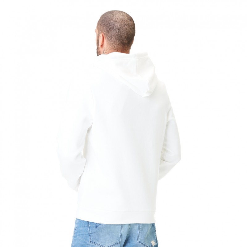 Sweat à Capuche Blanc Molletoné BRAND | Homme - Vondutch Vondutch - 2