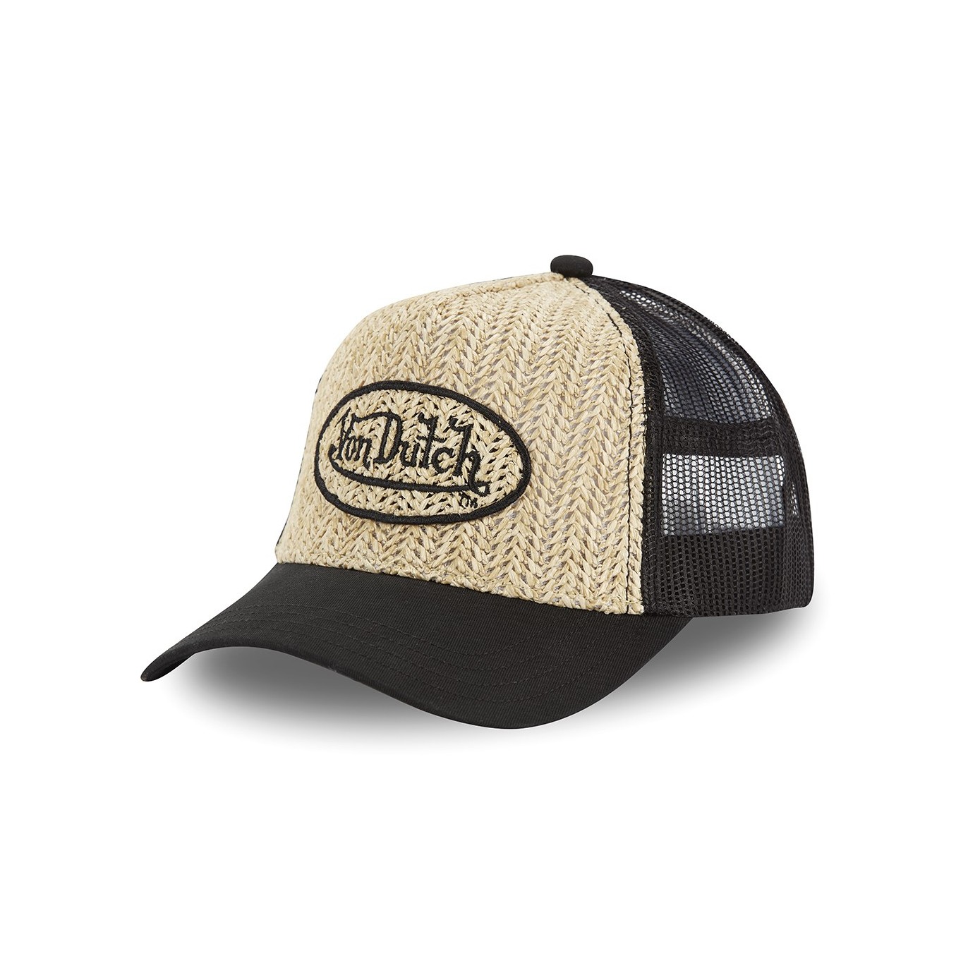 Casquette Trucker avec filet Paille Vondutch - 1