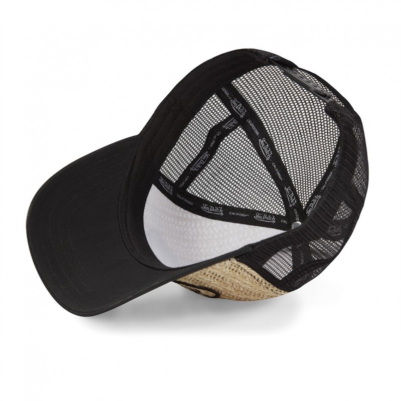 Casquette Trucker avec filet Paille Vondutch - 5