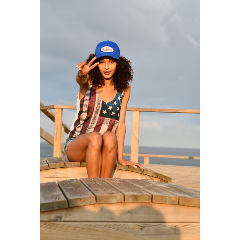 Casquette Vondutch Bleue Trucker Snapback FRESH Vondutch - 6