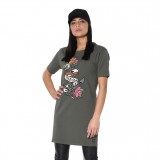 T-shirt femme Oversize col rond Kustom Artiste