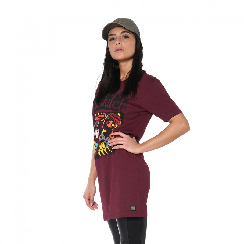 T-shirt femme Oversize col rond Kustom Art Carrie Vondutch - 2