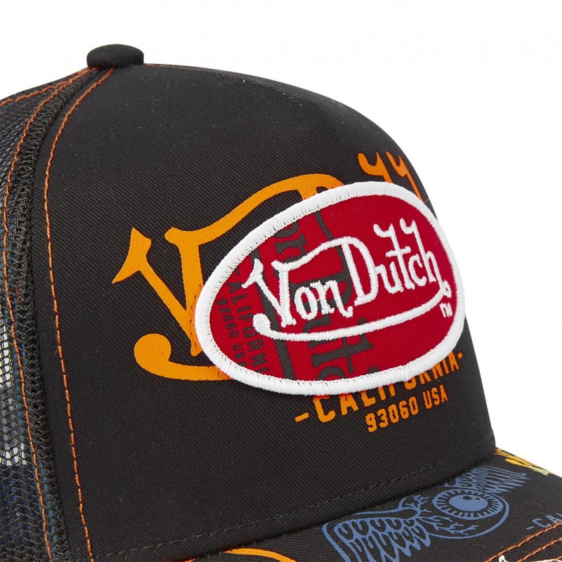 Casquette Vondutch Noire Trucker Snapback BRAND Vondutch - 3