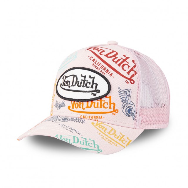 Casquette Von Dutch Trucker Brand Pink Vondutch - 1