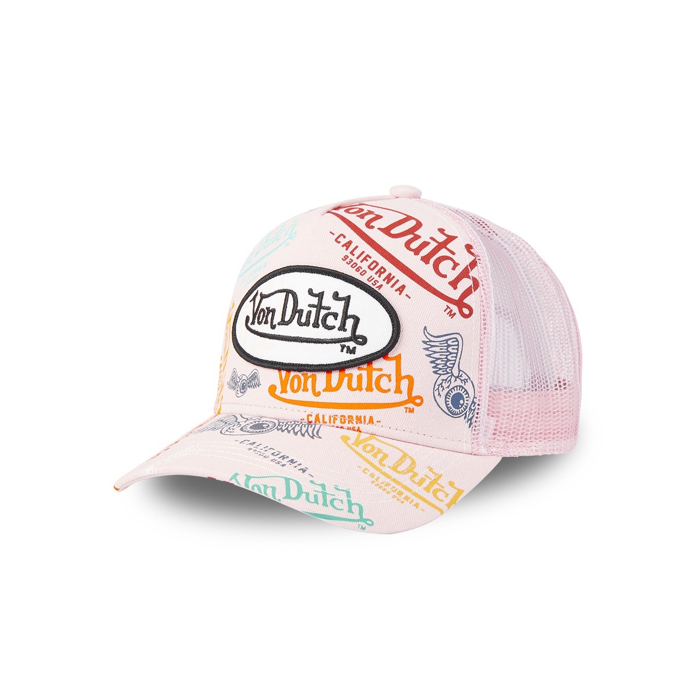 Casquette Trucker Brand Pink Vondutch - 1