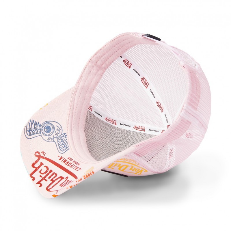 Casquette Trucker Brand Pink Vondutch - 5