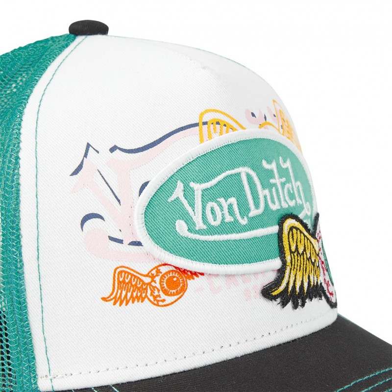 Casquette Vondutch Verte Trucker Snapback FLYING EYE Vondutch - 3