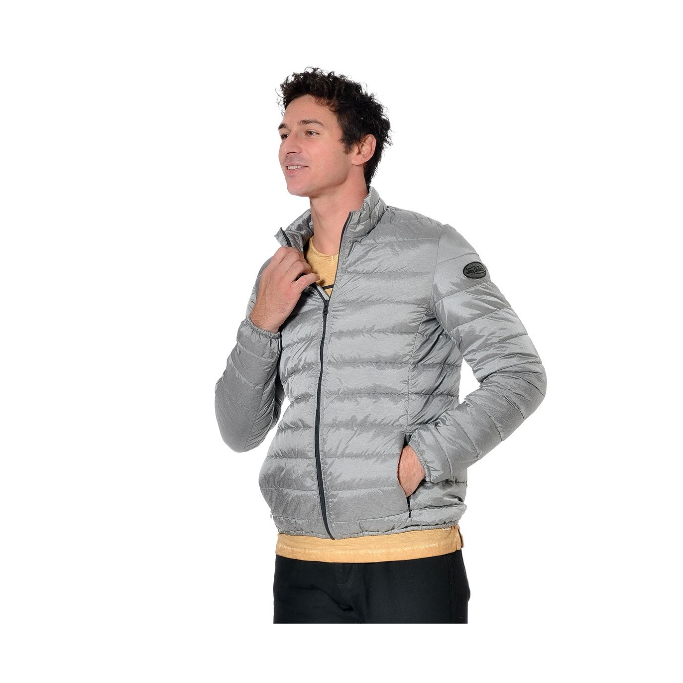 Jogging homme coton fleece gris Park - Von Dutch