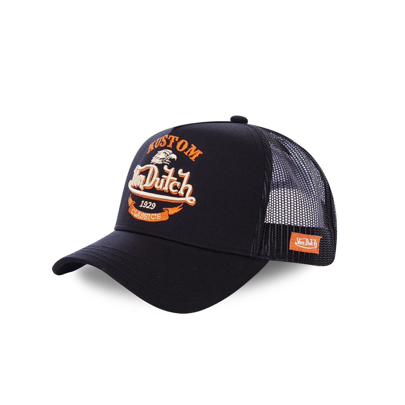 Casquette Enfant Vondutch Noire Trucker Snapback EAGLE Vondutch - 1