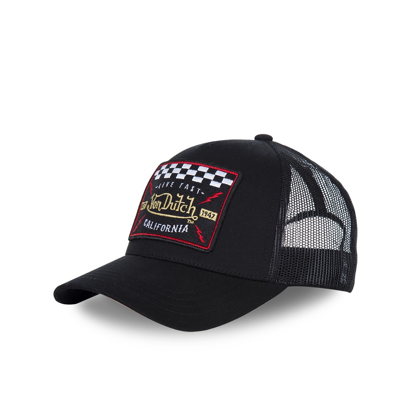 Casquette trucker avec filet garçon Blacky Vondutch - 1