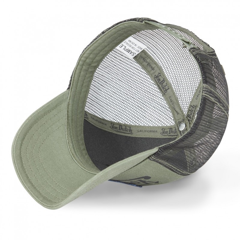 Casquette Vondutch Verte Trucker Snapback BULL Vondutch - 4