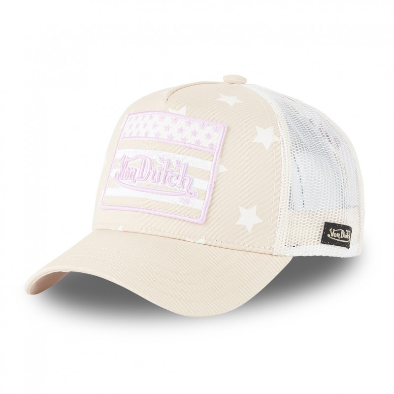 Casquette Vondutch Beige Trucker Snapback STAR Vondutch - 1
