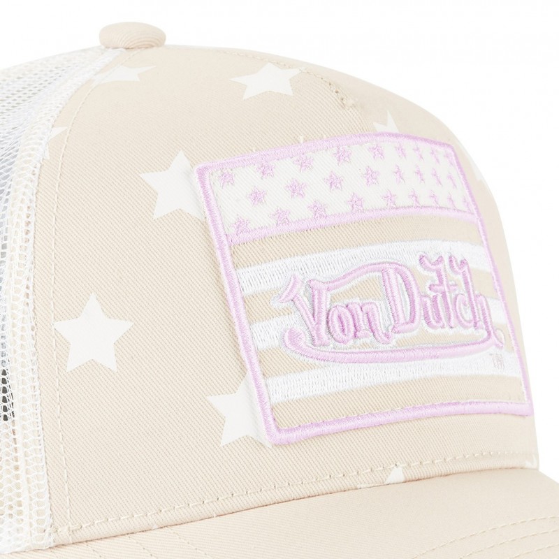 Casquette Vondutch Beige Trucker Snapback STAR Vondutch - 3