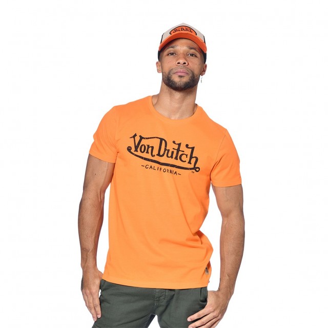 T-shirt Von Dutch col rond homme en coton First Vondutch - 1