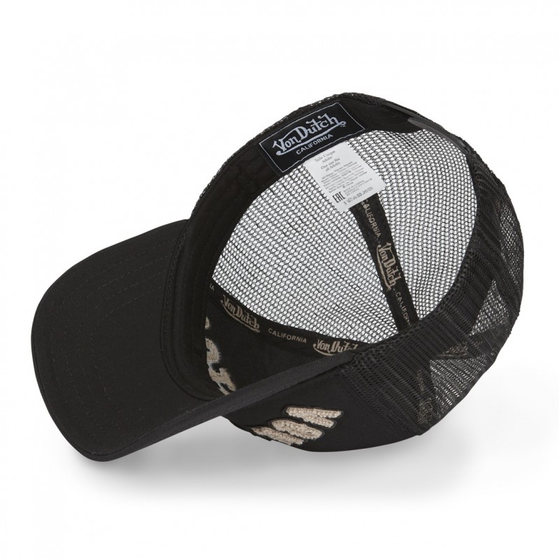 Casquette Vondutch Noire Trucker Snapback BUCKL Vondutch - 5